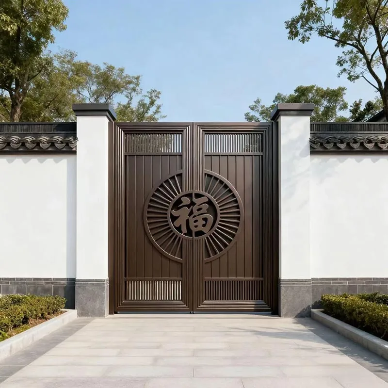 Aluminum Art Courtyard Gate