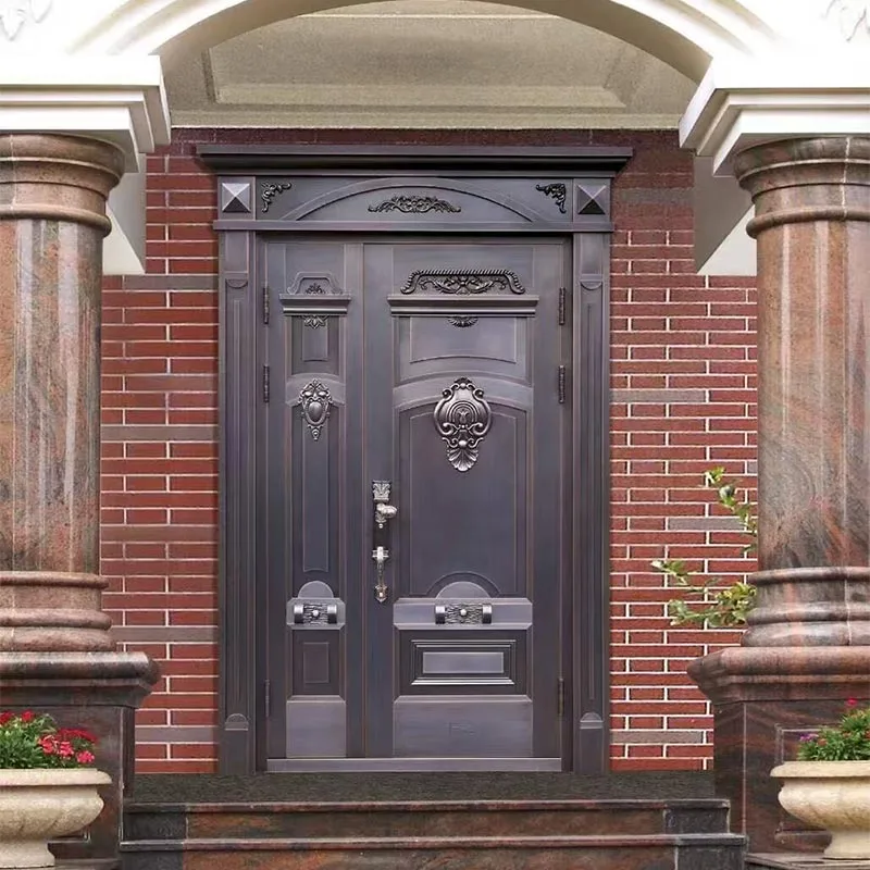 Villa Mother-Son Copper Entry Door